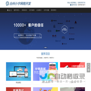 网站小程序建设、信息系统开发
