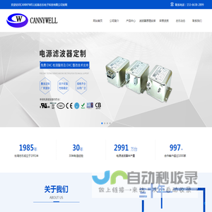 插座式滤波器_单相滤波器_客制化滤波器_三相滤波器_医疗级滤波器_直流滤波器_家电滤波器_CANNYWELL 如臯志乐电子科技有限公司
