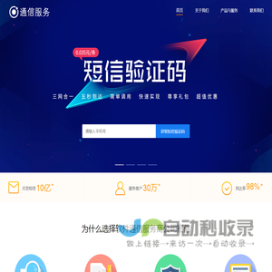 软件通信服务商公司网站 短信服务商短信营销网站