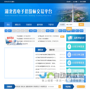湖北省公共资源交易云平台网站