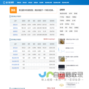 今天黄金价格多少一克_今日金价表_2024年金价多少钱一克_金价查询网