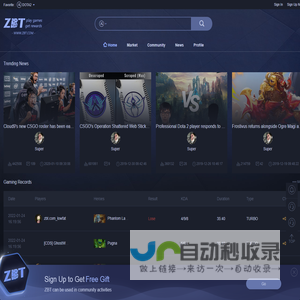 【ZBT】Global Gaming Digital Asset Community_ DOTA2, CSGO, H1Z1