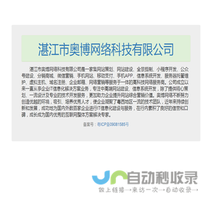 湛江市奥博网络科技有限公司