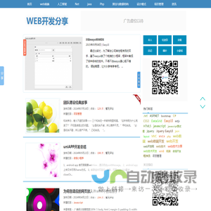 WEB开发分享 - 专注web开发,专注web开发分享