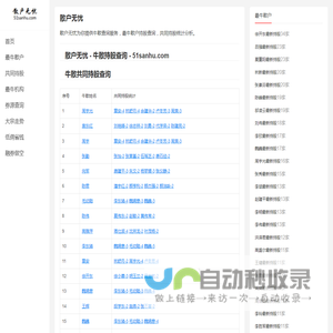 散户无忧 - 牛散持股查询 - 51sanhu.com