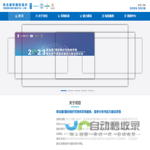 联合国/国际组织 采购信息与能力建设平台（上海）