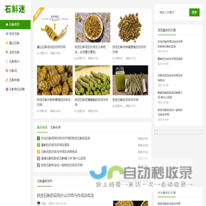 石斛迷-石斛的功效与作用-多少钱一斤-怎么吃