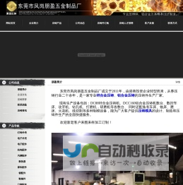 东莞五金压铸|铝合金压铸|锌合金压铸工厂――朋盈压铸 专业专注- 网站首页